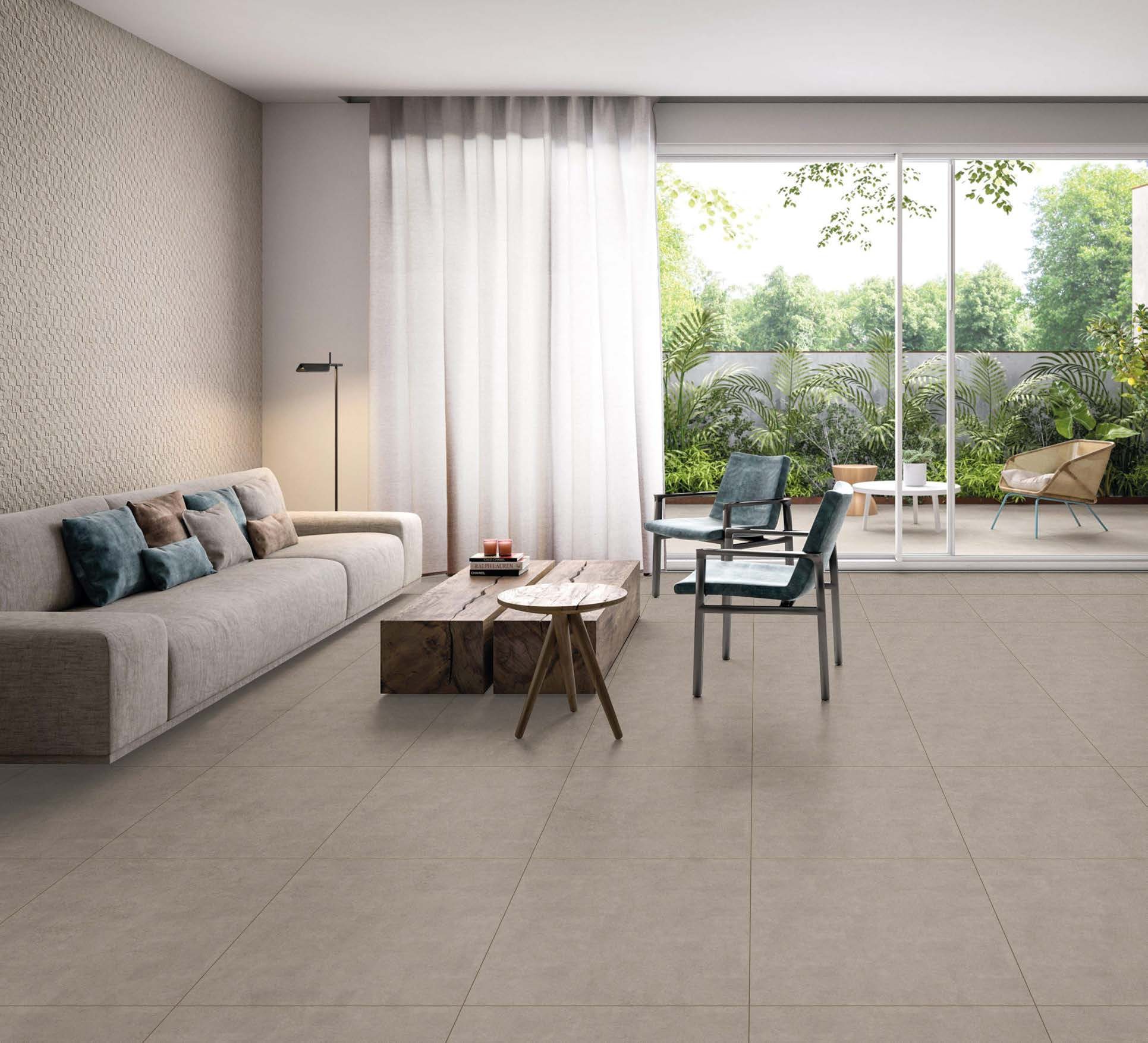 Porcelain floor tiles for export from India — large format 600x1200mm