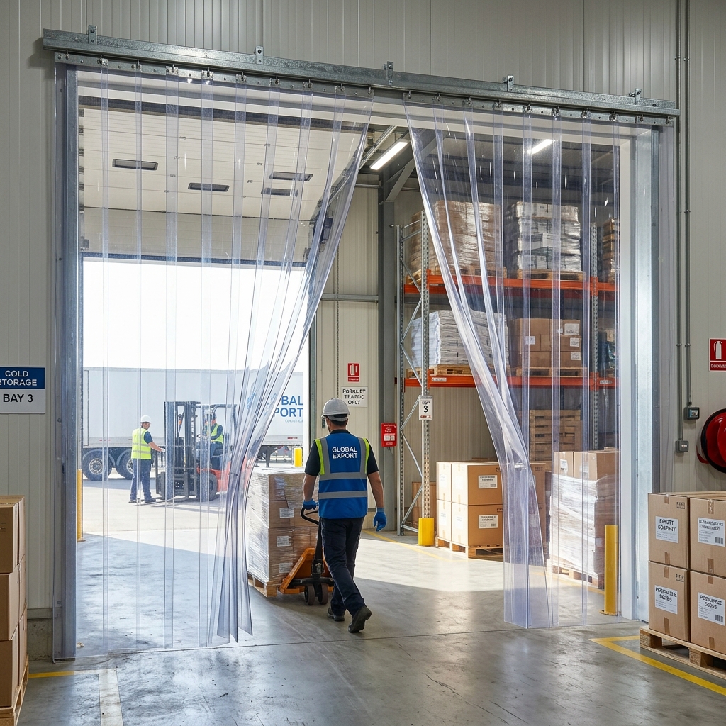 Industrial PVC Strip Curtains from TRION EXIM LLP